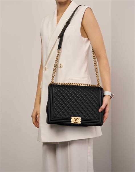 chanel quilted boy flap bag|Chanel flap bag vs double.